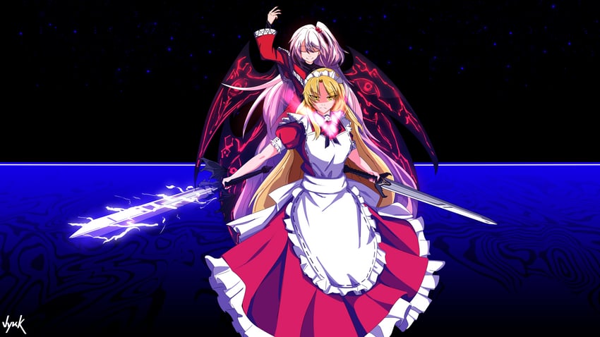 shinki and yumeko (touhou and 1 more) drawn by jongk_ok