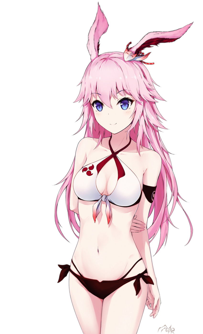 yae sakura (honkai and 2 more) drawn by shibanme_tekikumo