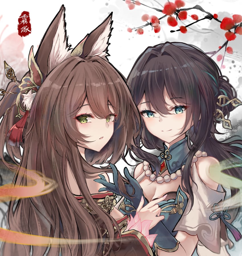 ruan mei, tingyun, and fugue (honkai and 1 more) drawn by kirituka_yuuka