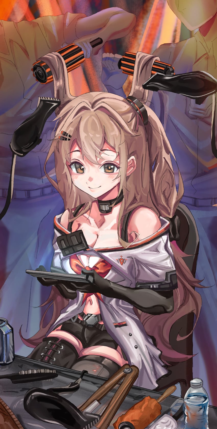 k2 and yoohee (girls' frontline and 1 more) drawn by floof