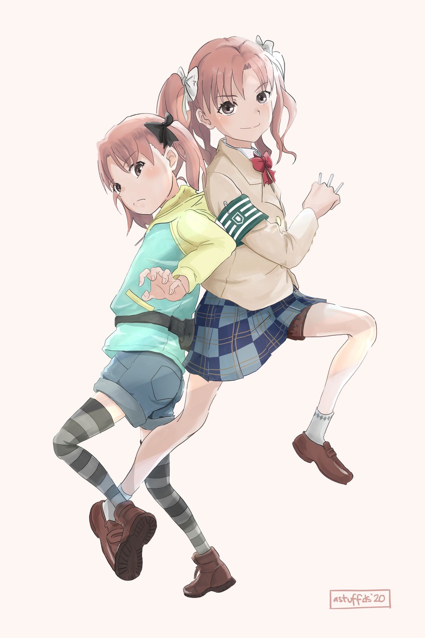 shirai kuroko (toaru majutsu no index and 1 more) drawn by astuffds