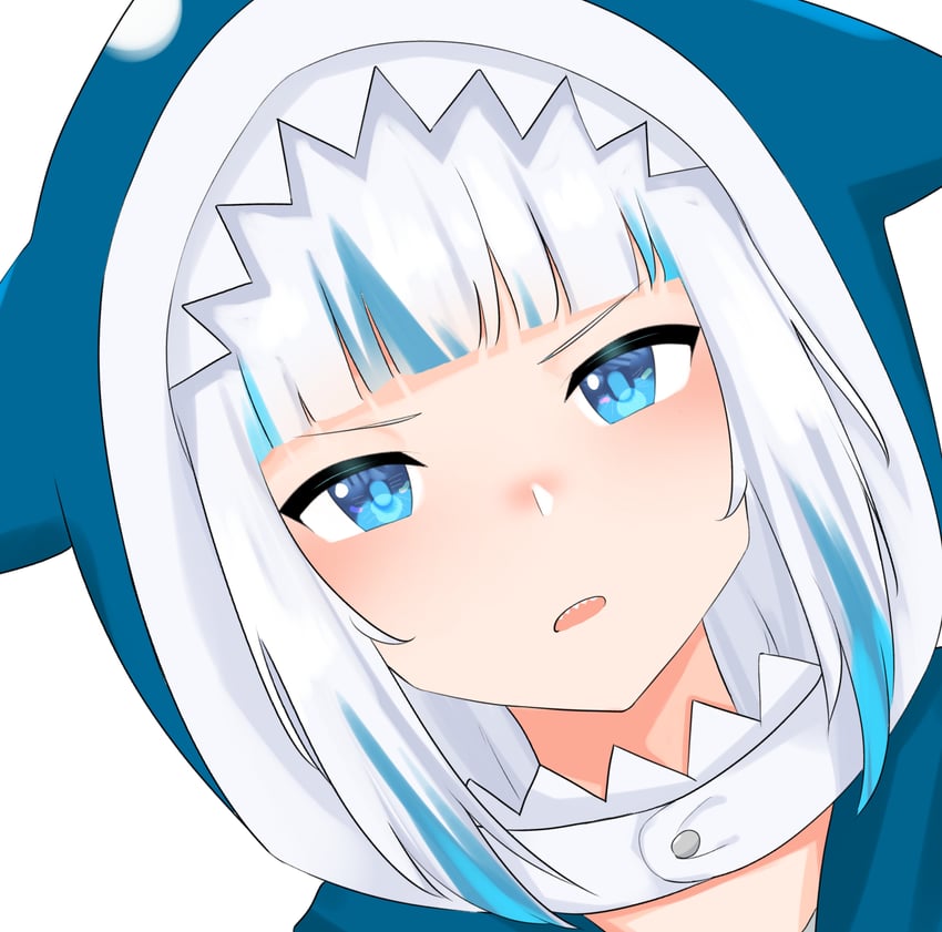 gawr gura (hololive and 1 more) drawn by morusae