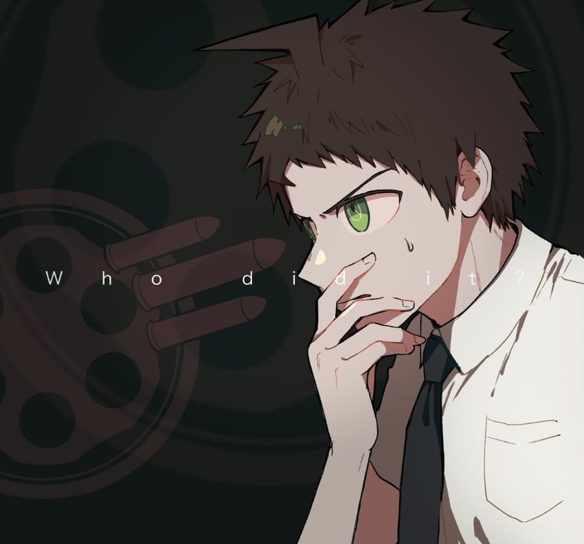 hinata hajime (danganronpa and 1 more) drawn by erigushi