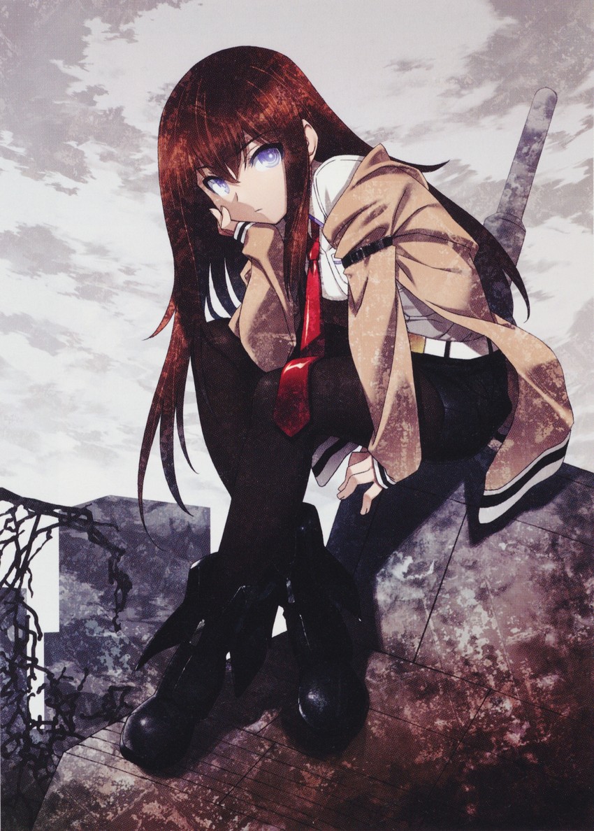 makise kurisu (steins;gate and 1 more) drawn by kuuchuu_yousai