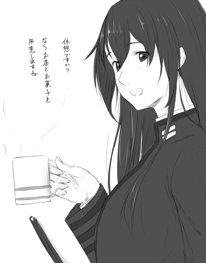 female admiral and tatebayashi sakurako (kantai collection) drawn by niwatazumi