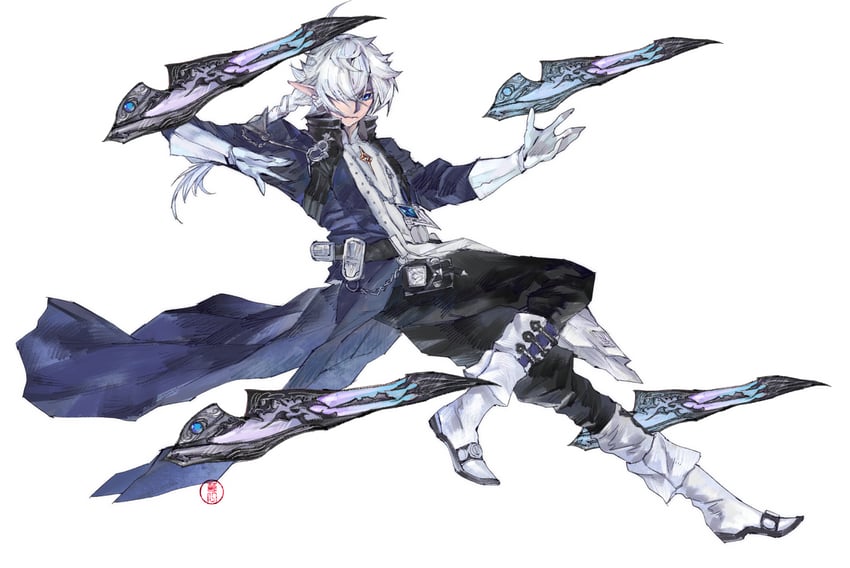 alphinaud leveilleur and sage (final fantasy and 1 more) drawn by ruoyi120