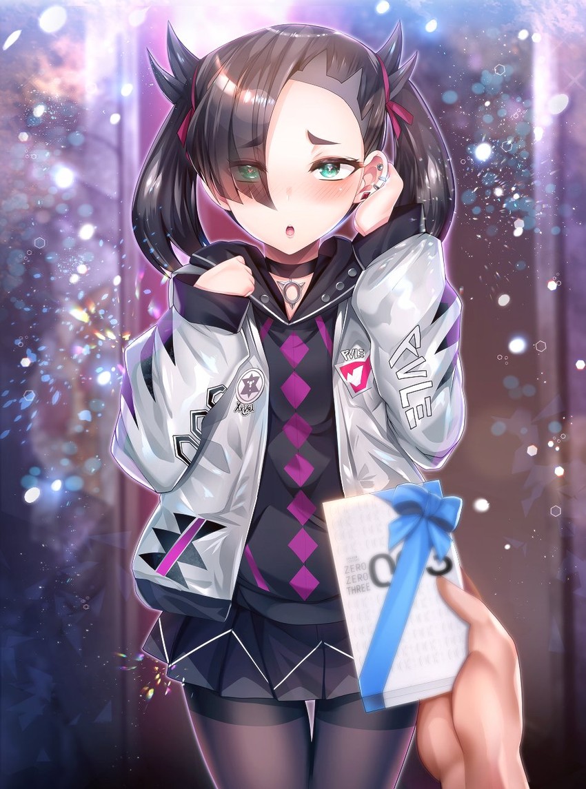 marnie (pokemon and 1 more) drawn by silly_(marinkomoe)