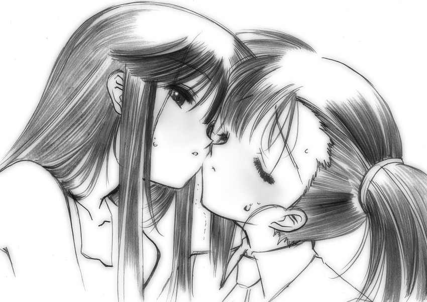 sakurazaki setsuna and konoe konoka (mahou sensei negima!) drawn by senomoto_hisashi
