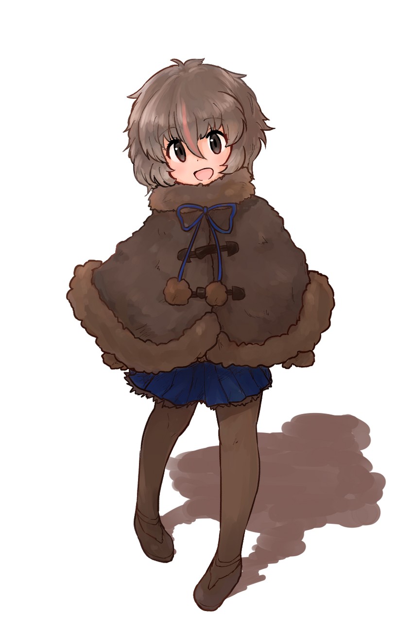north island brown kiwi (kemono friends) drawn by rumenia_(ao2is)