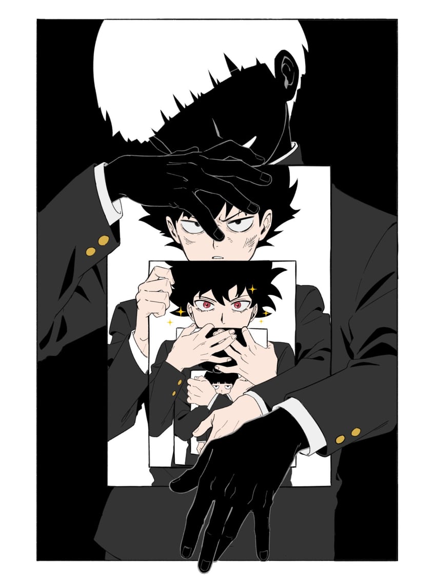 kageyama shigeo (mob psycho 100 and 1 more) drawn by solhae