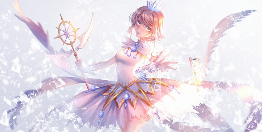 kinomoto sakura (cardcaptor sakura and 1 more) drawn by yingsu_jiang