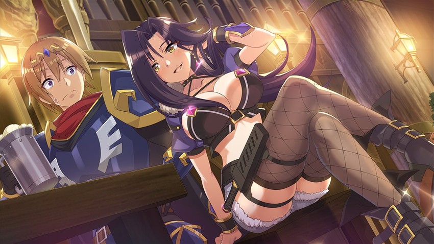 mitsurugi kyouya and melissa (kono subarashii sekai ni shukufuku wo! and 1 more)