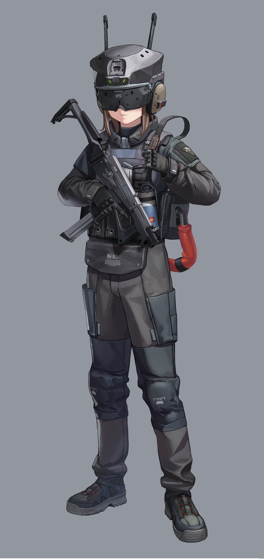 soldier ow (goddess of victory: nikke) drawn by bypos