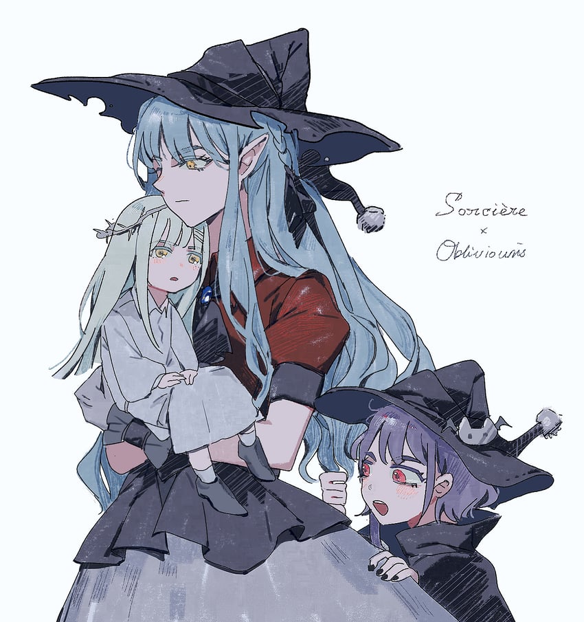 togawa sakiko, wakaba mutsumi, oblivionis, and yuutenji nyamu (bang dream! and 1 more) drawn by reiboubyou