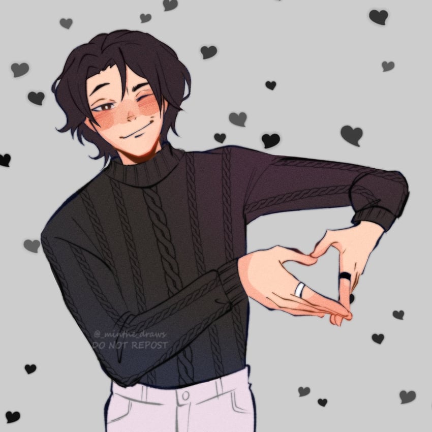 baxter ward (our life and 1 more) drawn by minthe_draws