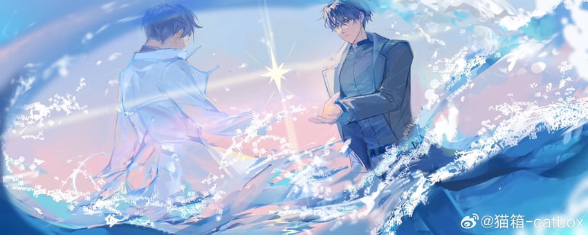kim dokja and yoo joonghyuk (omniscient reader's viewpoint) drawn by lantercat