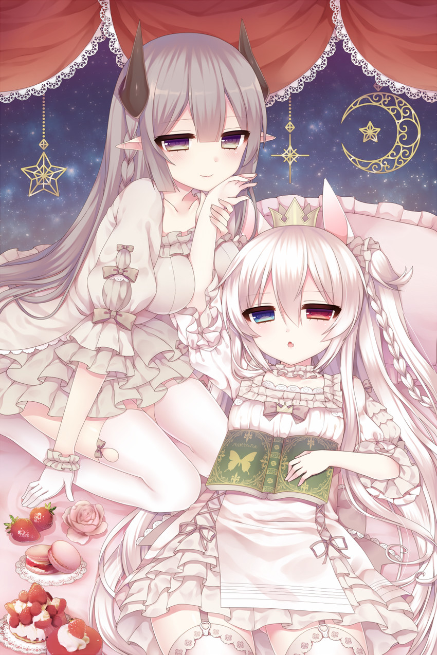 alice claudia and ark (original) drawn by tsukikage_nemu