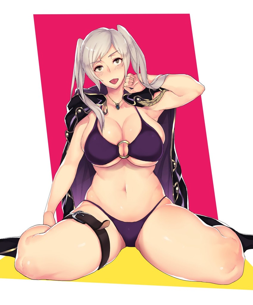 female robin (fire emblem and 2 more) drawn by messatsu_tan