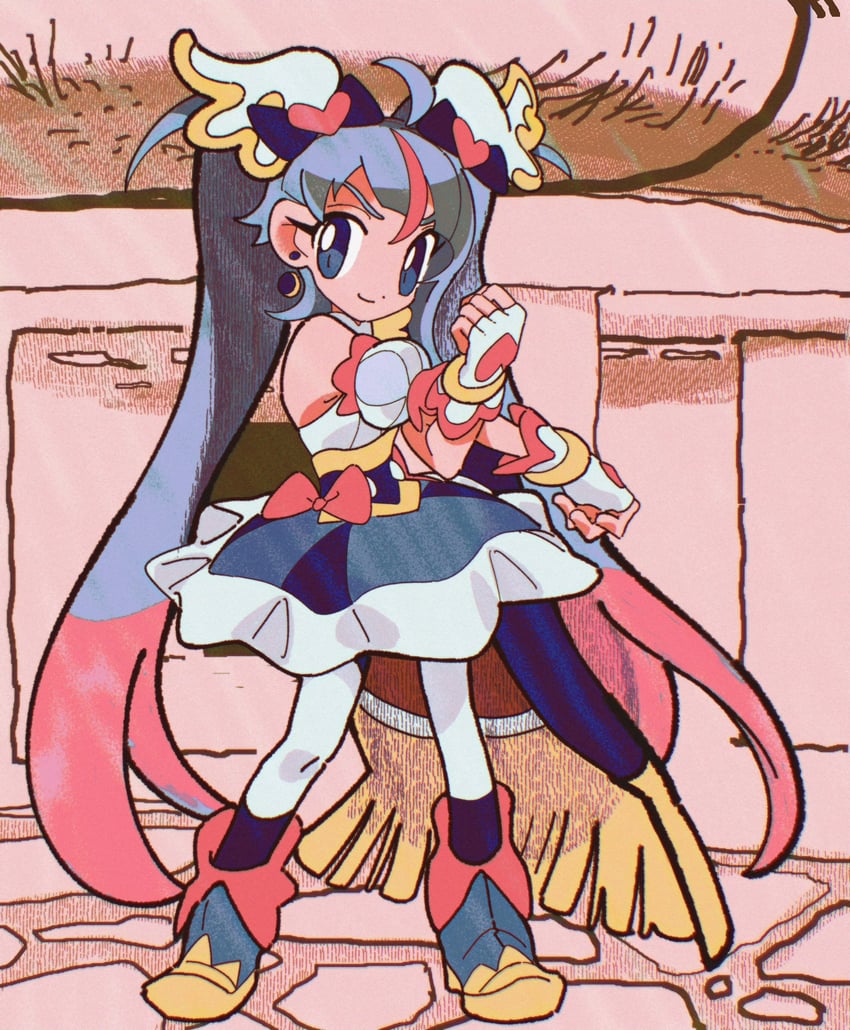 sora harewataru and cure sky (precure and 1 more) drawn by sono_(samusu_gi)