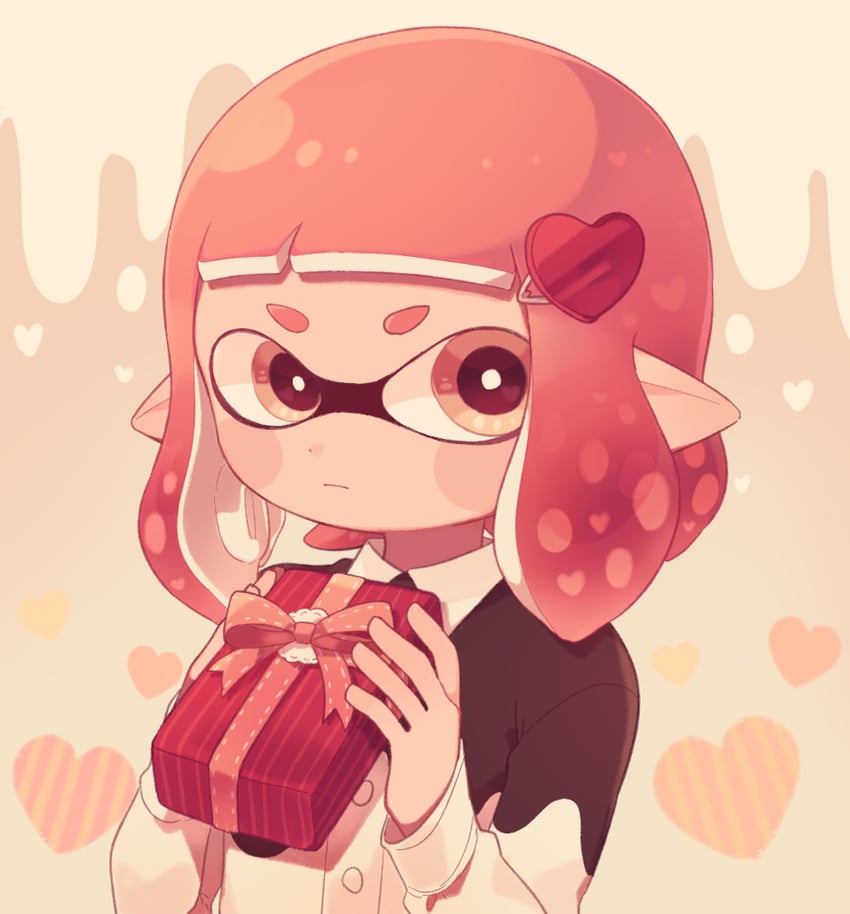 inkling player character and inkling girl (splatoon) drawn by ma-to