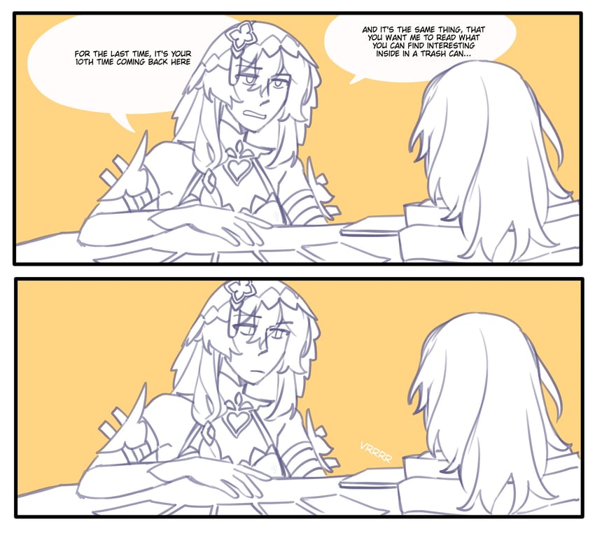 trailblazer, stelle, and black swan (honkai and 1 more) drawn by charathegay