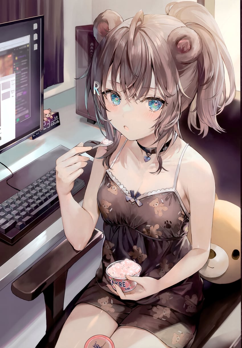 aru (original and 1 more) drawn by momoko_(momopoco)