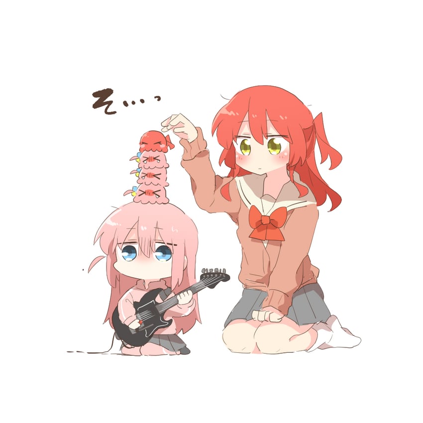 gotoh hitori and kita ikuyo (bocchi the rock!) drawn by rebecca_(keinelove)