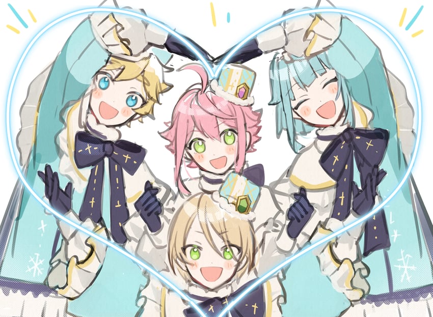 himemiya tori, shino hajime, harukawa sora, and shiratori aira (ensemble stars!) drawn by shino_(sinotaro_)