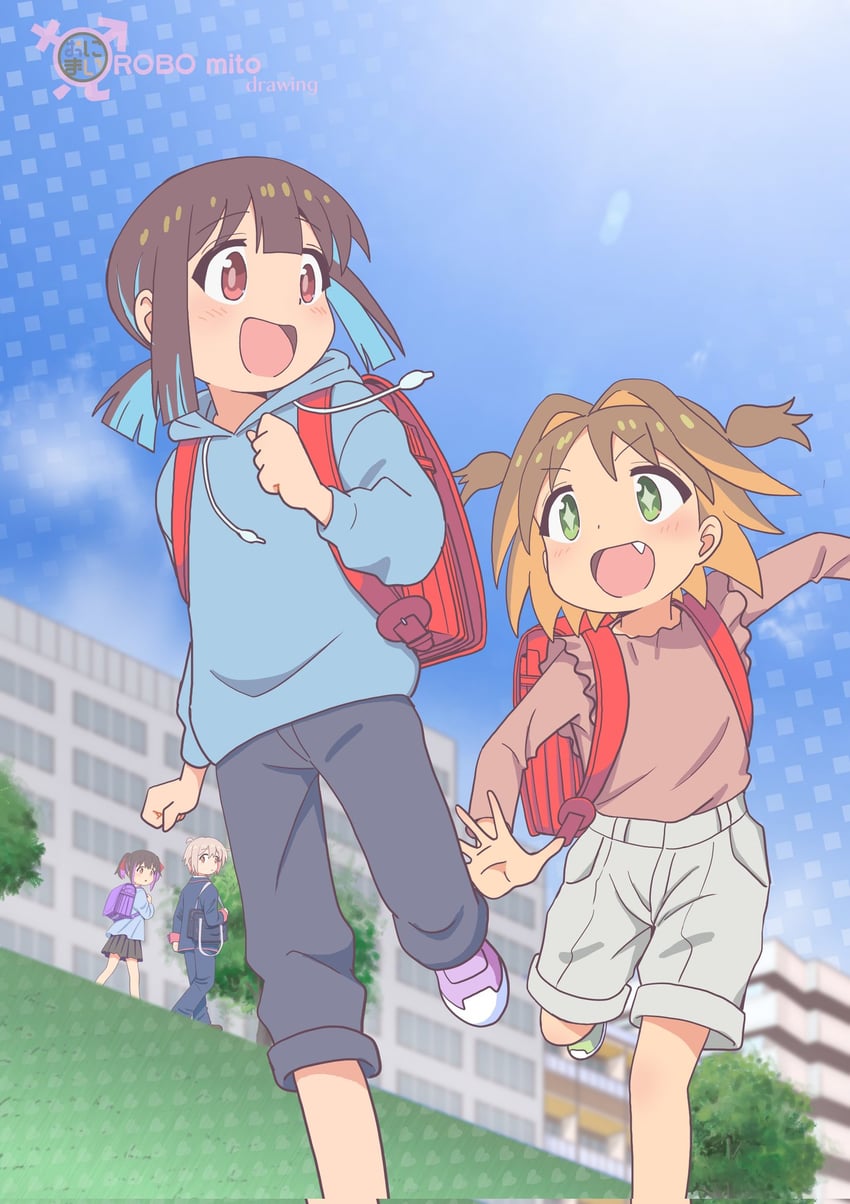 oyama mahiro, oyama mihari, hozuki momiji, and oka asahi (onii-chan wa oshimai!) drawn by robomito