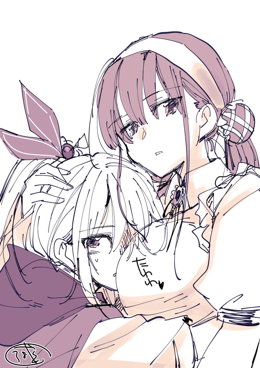 satsuki mari and kanzaki adelheid (heaven burns red) drawn by sanpachishiki_(gyokusai-jima)