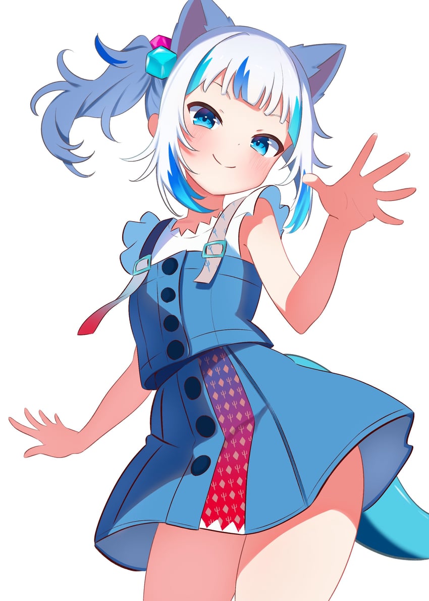 gawr gura (hololive and 1 more) drawn by ryu160303