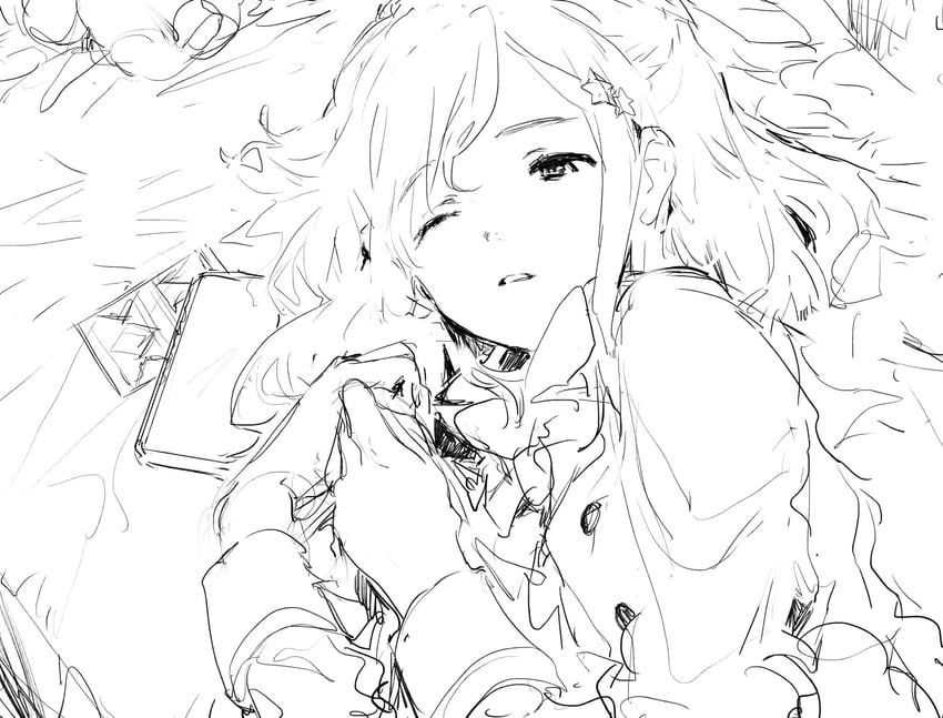 minato mio (aikatsu! and 1 more) drawn by suiso_(owp)