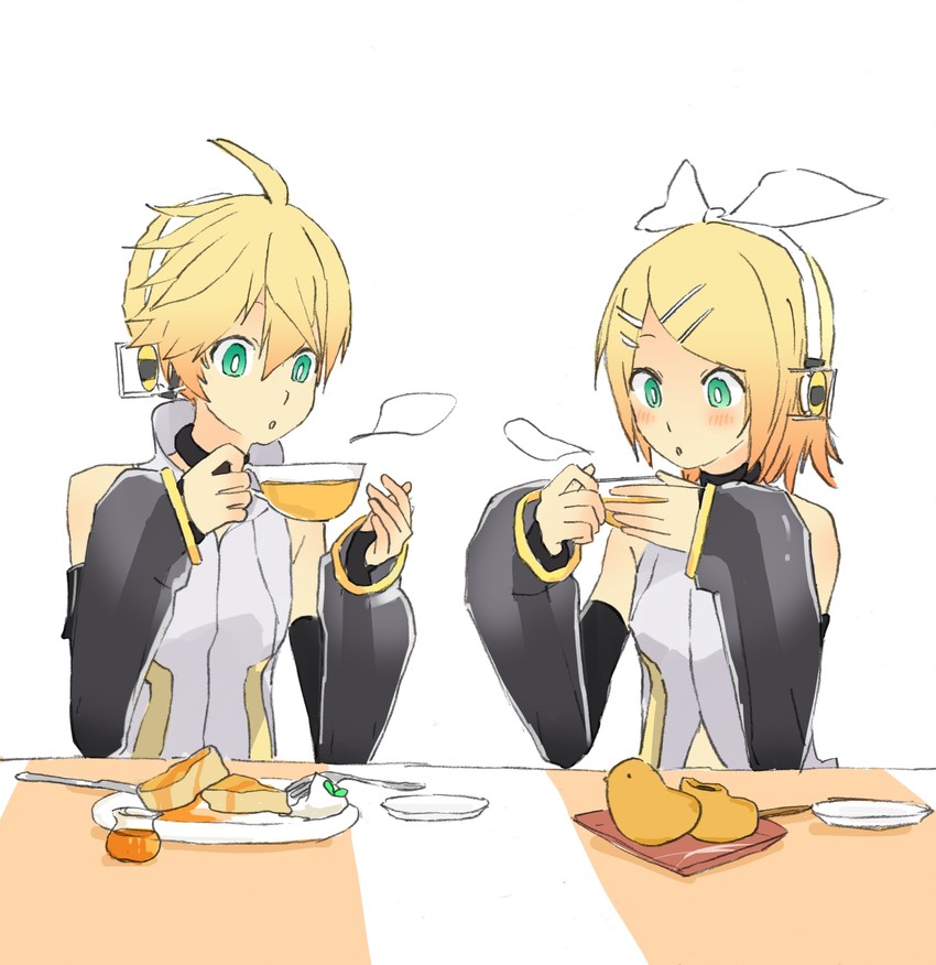 kagamine rin and kagamine len (vocaloid) drawn by d_futagosaikyou