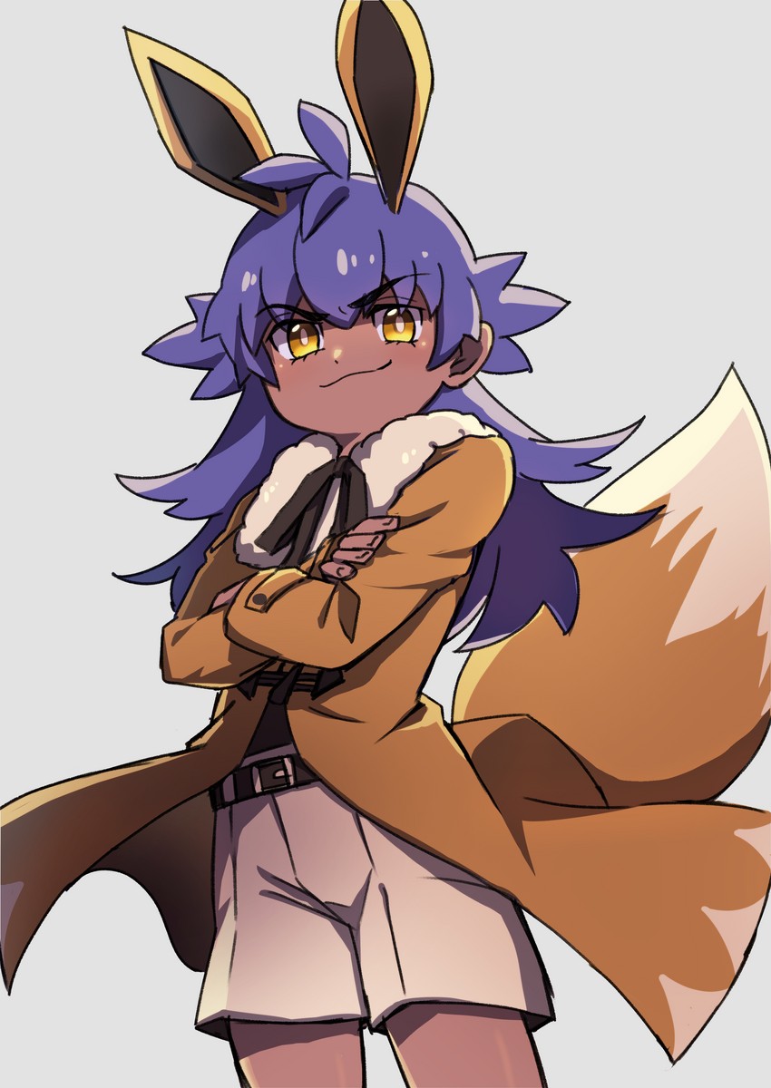 eevee and leon (pokemon and 1 more) drawn by yunoru