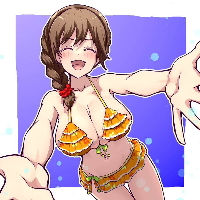 senkawa chihiro (idolmaster and 1 more) drawn by hitofudegaki_usagi
