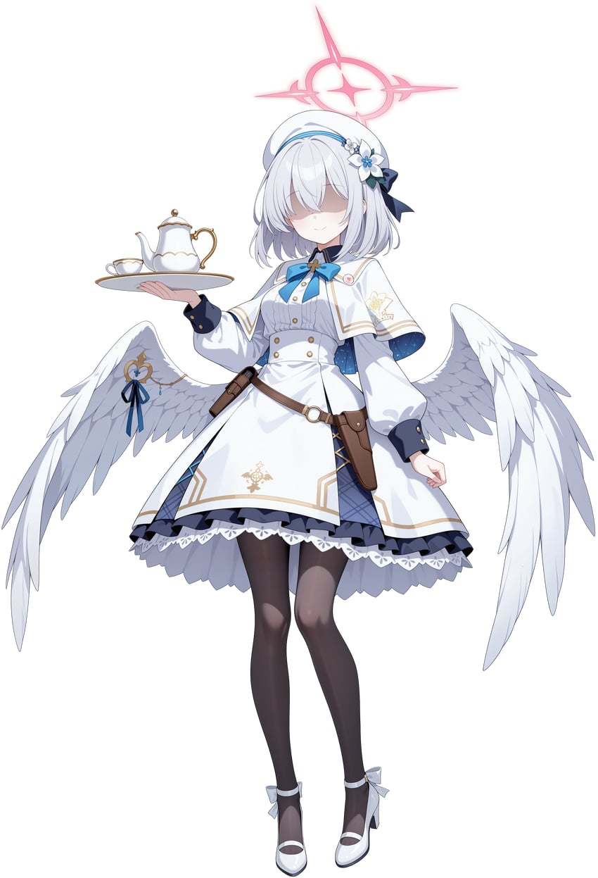 tea party militant (blue archive) drawn by emmeria
