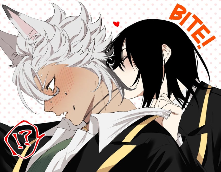 yuu and jack howl (twisted wonderland) drawn by kmkm_puddiiiing