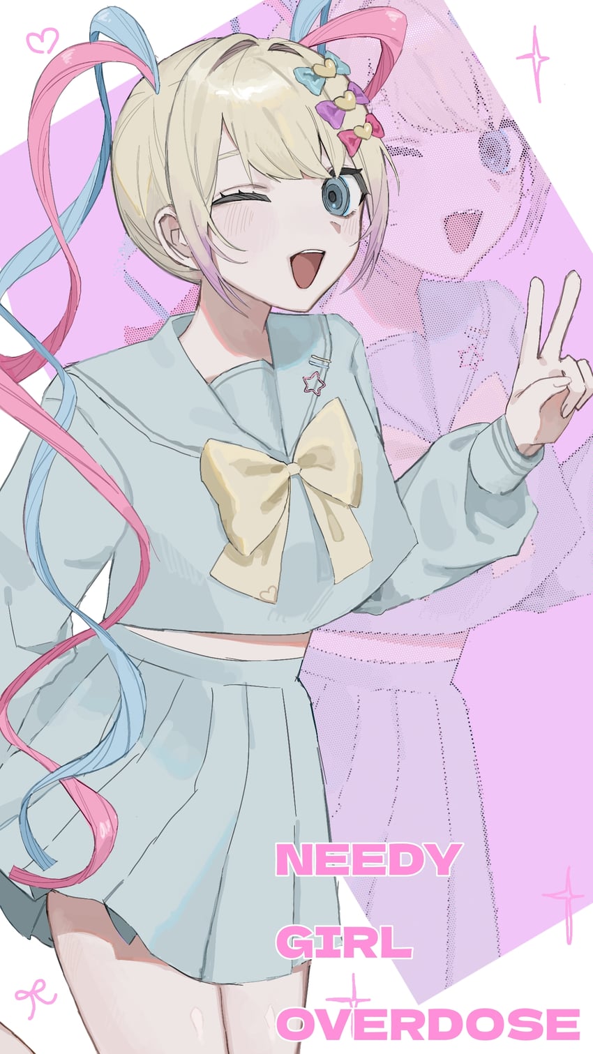 chouzetsusaikawa tenshi-chan (needy girl overdose) drawn by kanpa_(coldwave_knp)