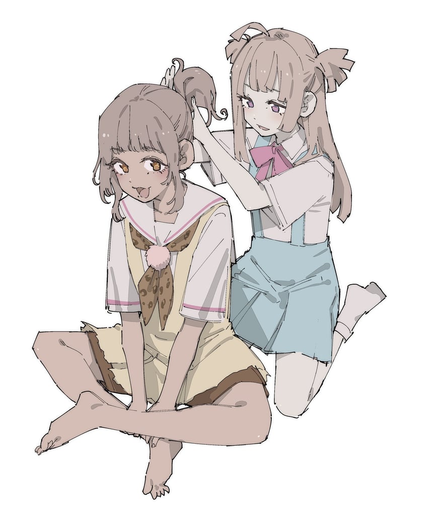 tsukikawa chili and taiyo pepper (pretty series and 1 more) drawn by kemura_(puripurinea)