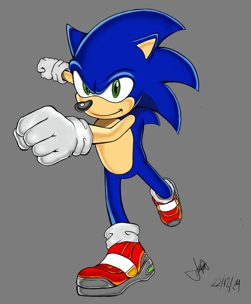 sonic the hedgehog (sonic and 1 more) drawn by sleepywitchzealot