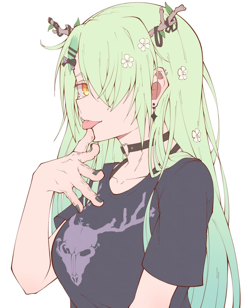 ceres fauna (hololive and 1 more) drawn by squishy_maine