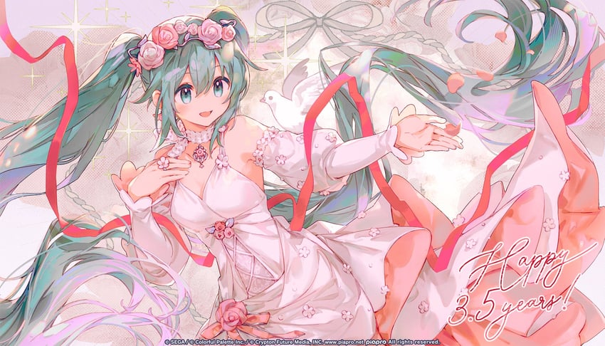 hatsune miku (vocaloid and 1 more) drawn by namie-kun