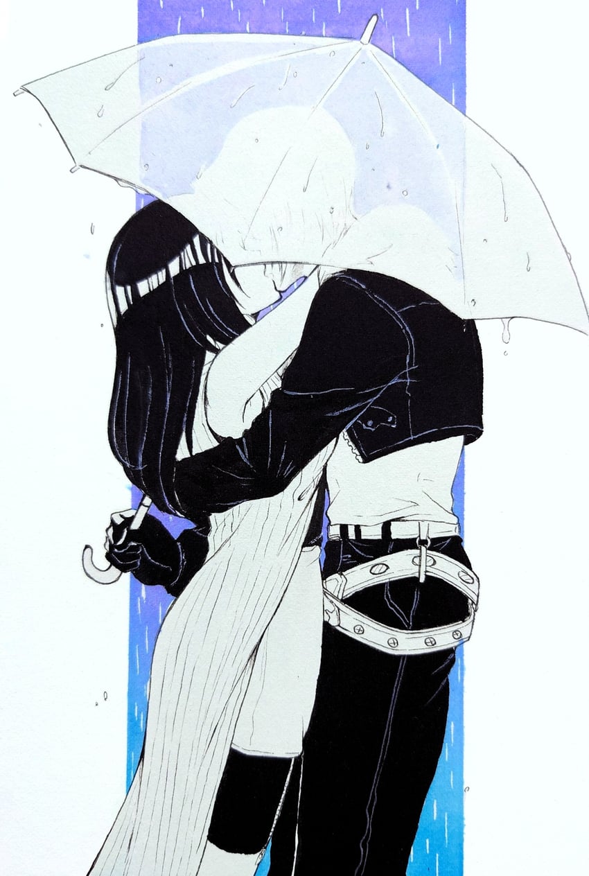 squall leonhart and rinoa heartilly (final fantasy and 1 more) drawn by numao_yorozu