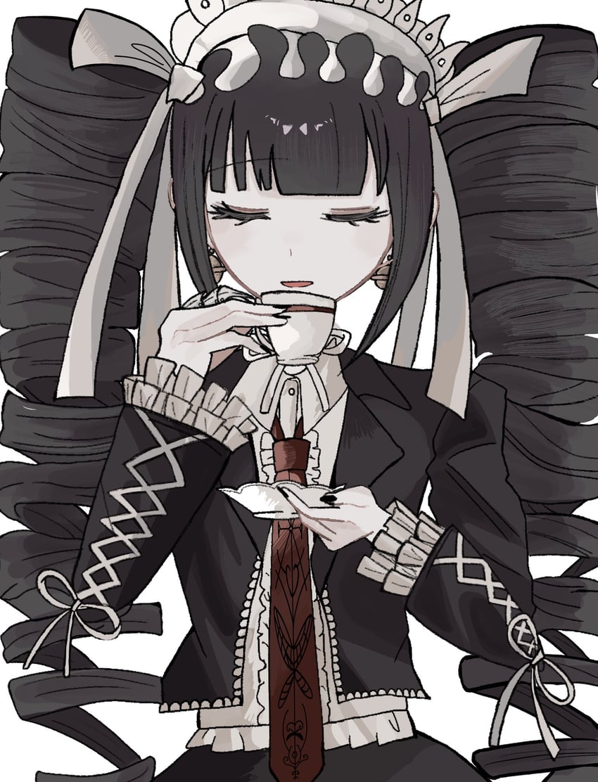 celestia ludenberg (danganronpa and 1 more) drawn by egao_(nsazrs)