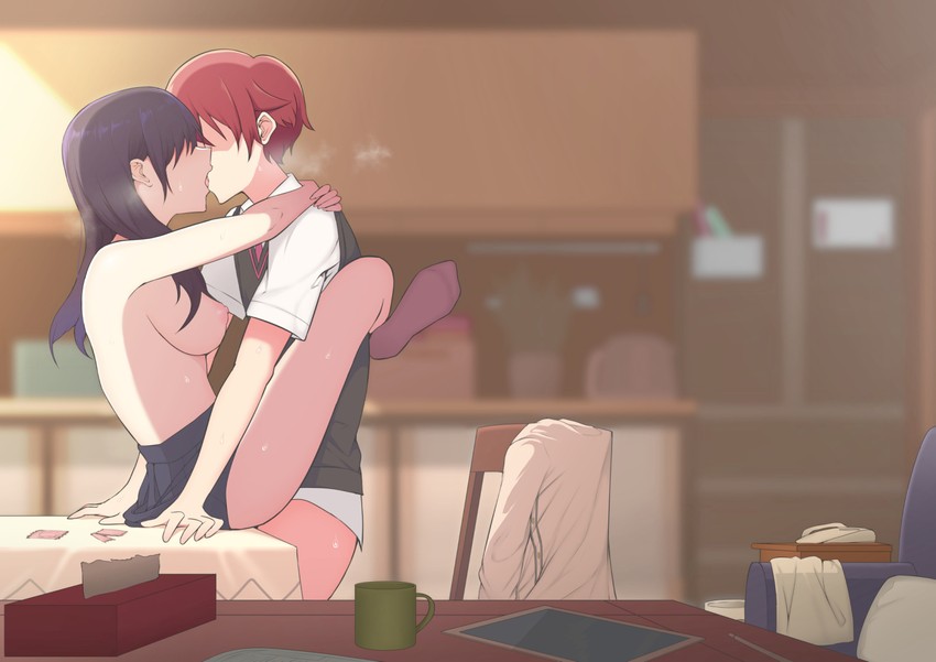 takarada rikka and hibiki yuuta (gridman universe and 1 more) drawn by nori_gorou