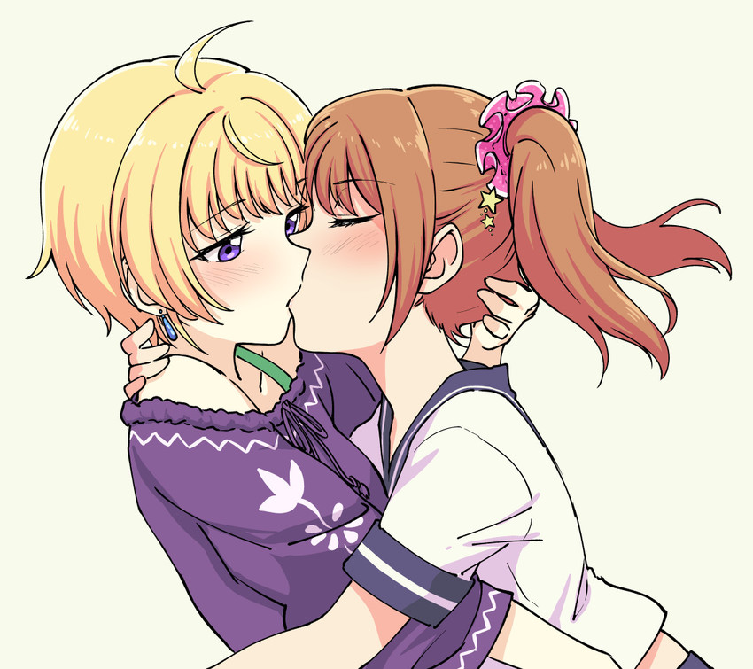 mizushima saki and pierre bichelberger (idolmaster and 1 more) drawn by pas_(paxiti)
