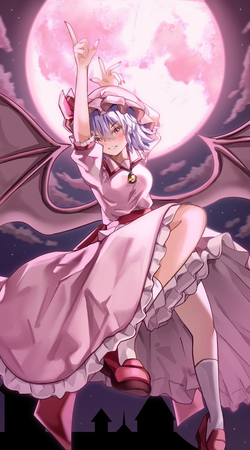 remilia scarlet (touhou) drawn by mahoro_(minase_mahoro)