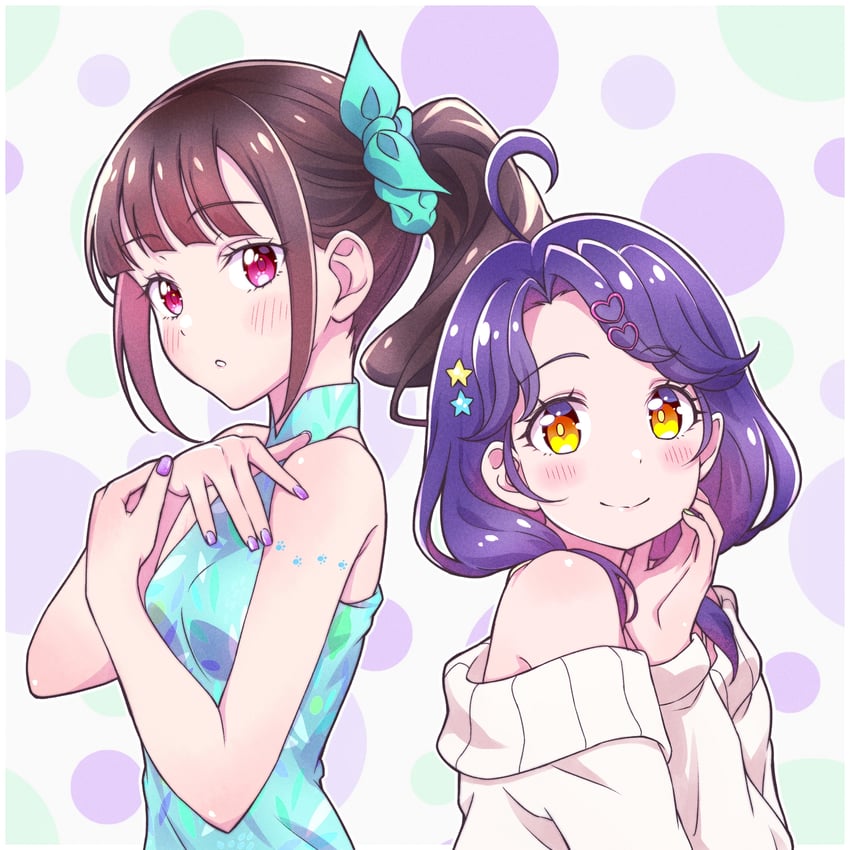 nekoyashiki mayu and suzumura sango (precure and 2 more) drawn by kyoutsuugengo