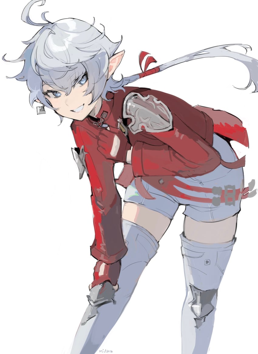 alisaie leveilleur (final fantasy and 1 more) drawn by milka_(milk4ppl)