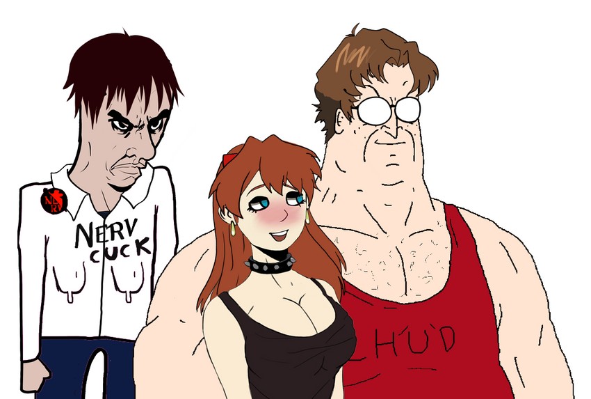 souryuu asuka langley, ikari shinji, and aida kensuke (neon genesis evangelion and 2 more)